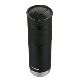 Contigo Byron 2.0 Stainless Steel Travel Mug with SNAPSEAL Lid and Grip in Black, 24 fl oz.