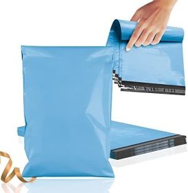 50 Pack Blue Flat Poly Mailers 14.5" x 19" Plastic Shipping Bags 2.0 mil /w Self-Seal
