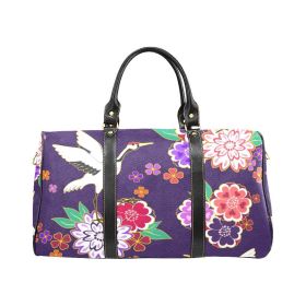 Floral Purple Style Travel Bag