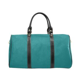 Dark Teal Green, Waterproof Travel Bag