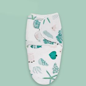 Baby Print Cotton Kickproof Sleeping Bag (Option: Starfish Fish-0to3months)