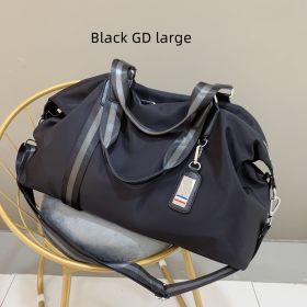 Travel Bag Men Portable Large Capacity (Option: Black GD-L)