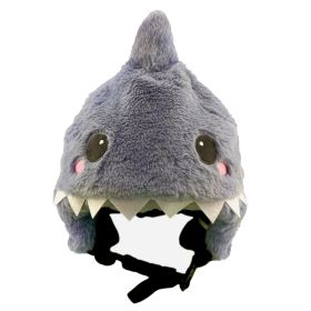 Snow Cartoon Face Protection Riding Ornament Hat (Option: Shark)