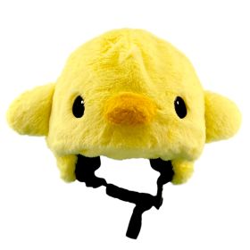 Snow Cartoon Face Protection Riding Ornament Hat (Option: Little yellow chicken)