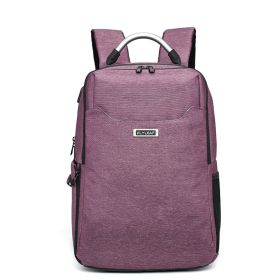 Single Digital Camera Bag Shoulders For Men And Women (Color: Purple)