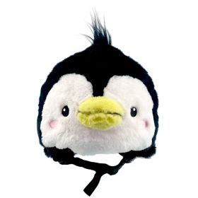 Snow Cartoon Face Protection Riding Ornament Hat (Option: Penguin)