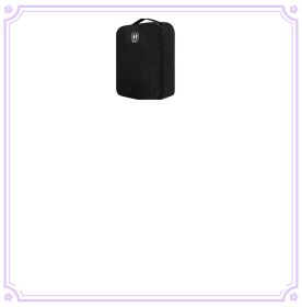 Travel Shoe Bag Portable Storage Box Dust-proof Portable (Option: Black-Small 30x21.5x9cm)