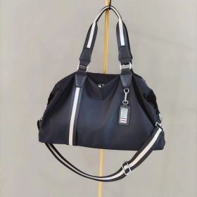 Travel Bag Men Portable Large Capacity (Option: Black gold-L)