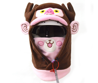 Ski Protection Helmet Hat Head Cover Brown Bear Rabbit White Bear Cartoon (Option: 10Style)