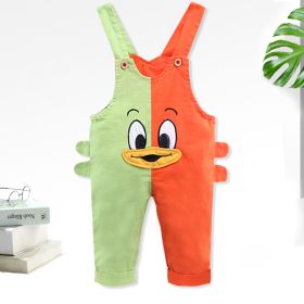 Fashion Color Matching Baby Single-tooth Mandarin Duck Pants Thin (Option: 1style-90cm)