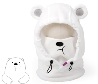 Ski Protection Helmet Hat Head Cover Brown Bear Rabbit White Bear Cartoon (Option: 13Style)