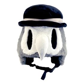Snow Cartoon Face Protection Riding Ornament Hat (Option: Doctor)