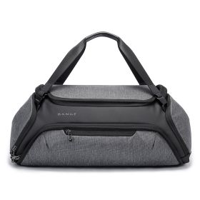 Men's And Women's Wet And Dry Separation Yoga Travel Bag (Color: Grey)