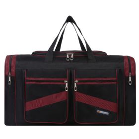 Foldable Large Capacity Tote Travel Bag (Option: Red-L)