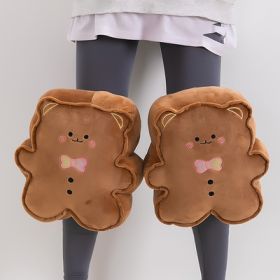 Ski Hip Protection Knee Waterproof Children's Skiing Equipment Set (Option: Medium size-Cookie Bear knee pads)