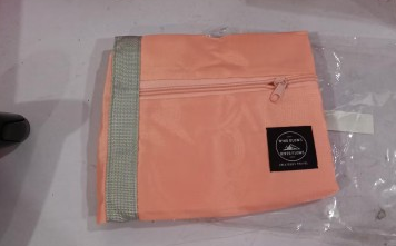 Travel Lightweight Folding Portable Luggage Storage Bag (Color: Pink)