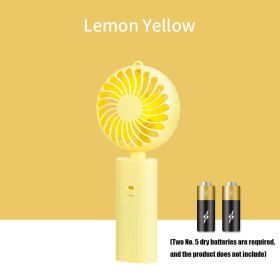 Mini Handheld Fan, USB Desk Fan, Small Personal Portable Table Fan Folding Electric Fan For Travel Office Room Household (Color: Yellow)