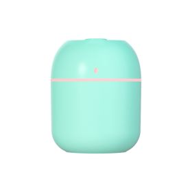 Portable Mini Humidifier; 220ml/330ml; Small Cool Mist Humidifier; USB Personal Desktop Humidifier For Bedroom Travel Office Home (Color: Water Drop 220ml (without Lights) Green)