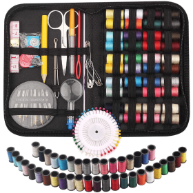 Sewing Kit For Adults Beginners With Needles; Thimble; Knitting Tools & More; Craft Travel Supplies And Accessories (Style: Suit 4)
