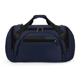 Foldable Travel Duffel Bag Spacious Weekender Bag for Travel and Camping (Color: Blue)