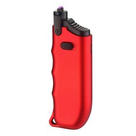 USB Plasma Rechargeable Lighter With Adjustable Neck; Candle; Arc; Flame Free; Safety Switch On; Suitable For Kitchen; Camping; Travel (Color: Red)