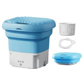 Moyu Mini Portable Washing Machine XPB08-F2 2 in 1 Portable Foldable Mini Washer Clothes Washing and Spin Dryer for Home Travel (Color: type-2)