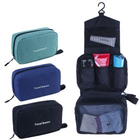 Travel Toiletry Bags for Men Water-Resistant Bathroom Shaving Storage Accessories (Color: Blue)