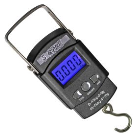 Luggage Scale Handheld Portable Electronic Digital Hanging Bag Weight Scales Travel 110 LBS 50 KG 5 Core LS-006 (Type: Digital)