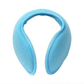 2Pcs Ear Warmers Unisex Winter Earmuffs Behind-the-Head for Winter Running Walking Dog Travel (Color: Blue)