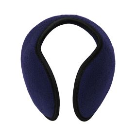 2Pcs Ear Warmers Unisex Winter Earmuffs Behind-the-Head for Winter Running Walking Dog Travel (Color: Royal Blue)