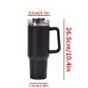 40oz Stainless Steel Handle Bottle Car Cup Double-layer Vacuum Iced Beer Cup Outdoor Portable Travel Insulation Cup