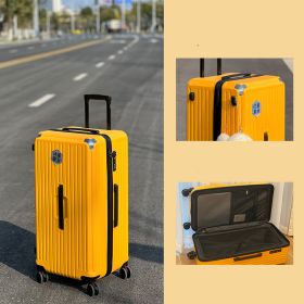 Large-capacity Trolley Case Shock-absorbing Brake Universal Wheel Password Suitcase (Option: Ginger-24inch)